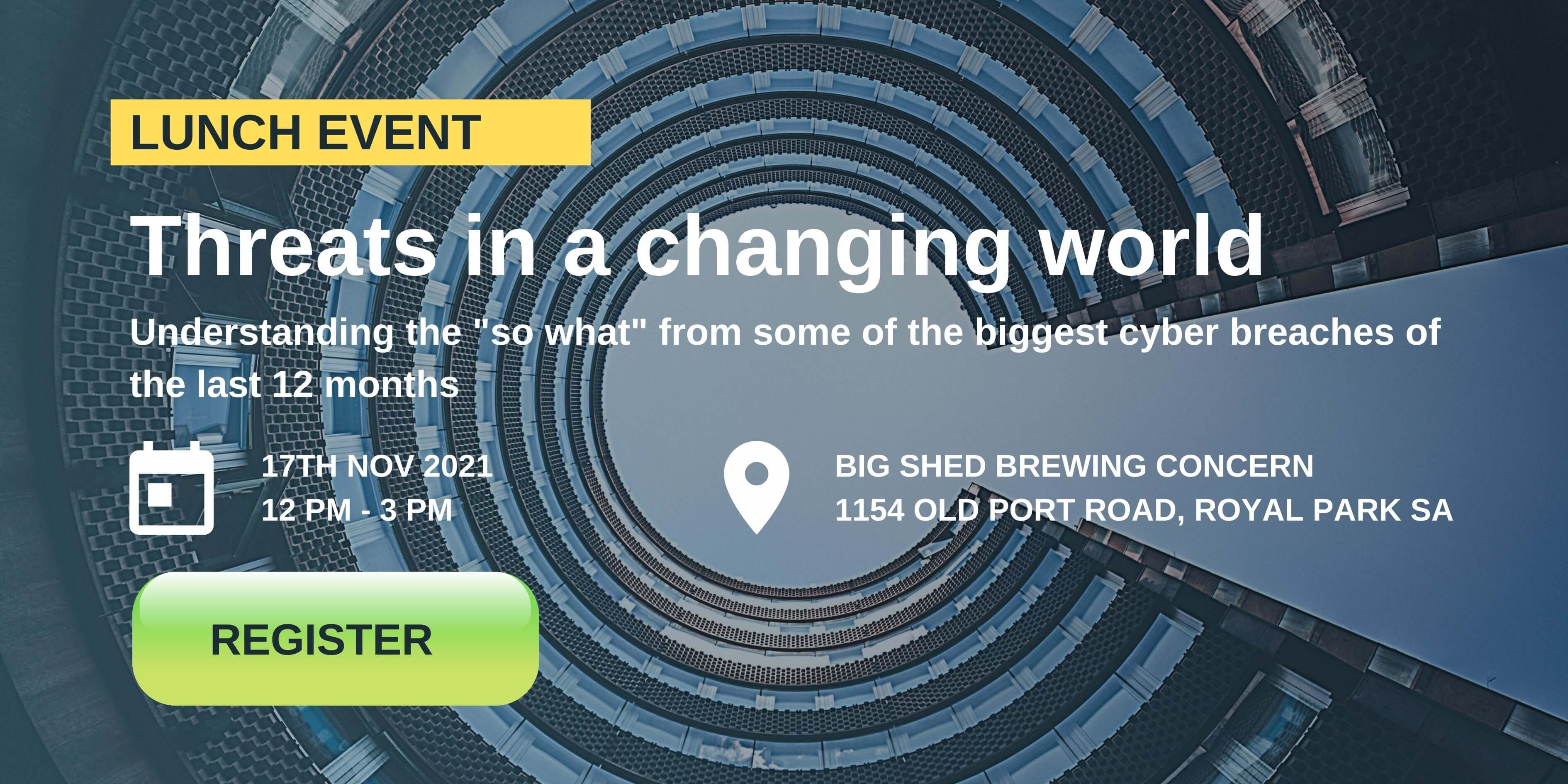 Event - Threats in a changing world